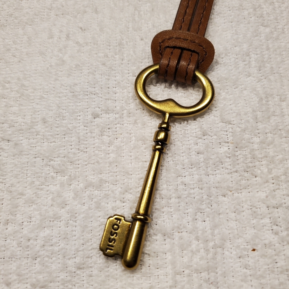 Fossil Vintage Key Bag Charm Fob